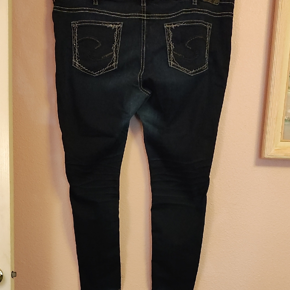 Silver Jeans Black Skinny Jeans